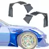 VSaero FRP TKYO Wide Body Fender Flares w Extension (front) 40mm for Nissan 350Z Z33 2003-2008 - Image 8