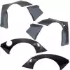 VSaero FRP TKYO Wide Body Fender Flare Set 6pc for Nissan 350Z Z33 2003-2008 - Image 1