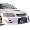 VSaero FRP DAM Front Bumper for Mitsubishi Evolution EVO8 EVO9 CT9A 2003-2006 - Image 1