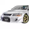 VSaero FRP DAM Front Bumper for Mitsubishi Evolution EVO8 EVO9 CT9A 2003-2006 - Image 2