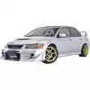 VSaero FRP DAM Front Bumper for Mitsubishi Evolution EVO8 EVO9 CT9A 2003-2006 - Image 4