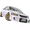 VSaero FRP DAM Front Bumper for Mitsubishi Evolution EVO8 EVO9 CT9A 2003-2006 - Image 9