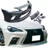 VSaero FRP AG LF-S Front Bumper w Grille 5pc for Scion FR-S ZN6 2013-2016 - Image 36