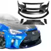 VSaero FRP AG GT-F Front Bumper w Grille 5pc for Subaru BRZ ZN6 2013-2020 - Image 1