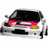 VSaero FRP MAM Wide Body Fender Flares (front) 2pc 60mm for Honda Civic EK 1999-2000 > 3dr Hatchback - Image 14