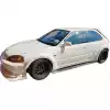 VSaero FRP MAM Wide Body Fender Flares (front) 2pc 60mm for Honda Civic EK 1999-2000 > 3dr Hatchback - Image 18