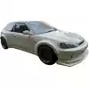 VSaero FRP MAM Wide Body Fender Flares (front) 2pc 60mm for Honda Civic EK 1999-2000 > 3dr Hatchback - Image 19