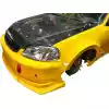 VSaero FRP MAM Wide Body Fender Flares (front) 2pc 60mm for Honda Civic EK 1999-2000 > 3dr Hatchback - Image 4