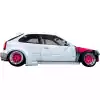 VSaero FRP MAM Wide Body Fender Flares (rear) 3pc 60mm for Honda Civic EK 1996-2000 > 3dr Hatchback - Image 13