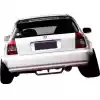 VSaero FRP MAM Wide Body Fender Flares (rear) 3pc 60mm for Honda Civic EK 1996-2000 > 3dr Hatchback - Image 23