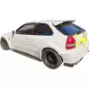 VSaero FRP MAM Wide Body Fender Flares (rear) 3pc 60mm for Honda Civic EK 1996-2000 > 3dr Hatchback - Image 24