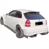 VSaero FRP MAM Wide Body Fender Flares (rear) 3pc 60mm for Honda Civic EK 1996-2000 > 3dr Hatchback - Image 25