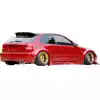 VSaero FRP MAM Wide Body Fender Flares (rear) 3pc 60mm for Honda Civic EK 1996-2000 > 3dr Hatchback - Image 2