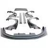 VSaero FRP MAM Wide Body Kit /w Wing 9pc for Honda Civic EK 1999-2000 > 3dr Hatchback - Image 4