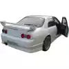 VSaero FRP MSPO Rear Bumper for Nissan Skyline R33 GTS 1995-1998 > 4dr Sedan - Image 7