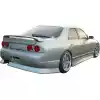 VSaero FRP MSPO Rear Bumper for Nissan Skyline R33 GTS 1995-1998 > 4dr Sedan - Image 11