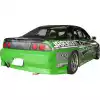 VSaero FRP MSPO Rear Bumper for Nissan Skyline R33 GTS 1995-1998 > 4dr Sedan - Image 2