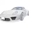 VSaero FRP TKYO v2 Wide Body Front Bumper 3pc for Porsche Cayman 987 2006-2008 - Image 11