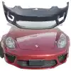 VSaero FRP TKYO v2 Wide Body Front Bumper 3pc for Porsche Cayman 987 2006-2008 - Image 1