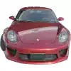 VSaero FRP TKYO v2 Wide Body Front Bumper 3pc for Porsche Cayman 987 2006-2008 - Image 3