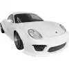 VSaero FRP TKYO v2 Wide Body Fender Flares (front) 50mm for Porsche Cayman 987 2006-2008 - Image 16