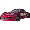 VSaero FRP TKYO v2 Wide Body Fender Flares (front) 50mm for Porsche Cayman 987 2006-2008 - Image 4