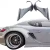 VSaero FRP TKYO v2 Wide Body Fender Flares (rear) 100mm for Porsche Cayman 987 2006-2008 - Image 12