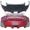 VSaero FRP TKYO v2 Wide Body Rear Bumper for Porsche Cayman 987 2006-2008 - Image 1