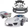 VSaero FRP TKYO v2 Wide Body Kit for Porsche Cayman 987 2006-2008 - Image 5