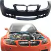 VSaero FRP TKYO Wide Body Front Bumper for BMW 3-Series 328i 335i E90 2009-2011 > 4dr - Image 6