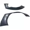 VSaero FRP TKYO Wide Body Fender Flares (front) 2pc 60mm for Datsun 280Z S30 1975-1978 > 2/4 Seater - Image 2