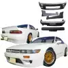 VSaero FRP TKYO v1 Body Kit w Wing 5pc for Nissan Silvia S13 1989-1994 > 2dr Coupe - Image 2