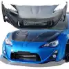 VSaero FRP VAR Wide Body Front Bumper for Scion FR-S ZN6 2013-2016 - Image 8