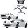 VSaero FRP TKYO Wide Body Rally Kit w Wing for Mazda RX-7 FC3S 1986-1992 - Image 8