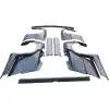 VSaero FRP TKYO Body Kit w Wing 13pc for Mercedes-Benz 190E W201 1988-1993 - Image 4