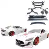 VSaero FRP LBPE Wide Body Kit /w Wing for Maserati GranTurismo 2008-2013 - Image 10