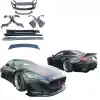 VSaero FRP LBPE Wide Body Kit /w Wing for Maserati GranTurismo 2008-2013 - Image 1