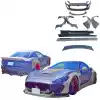 VSaero FRP LBPE Wide Body Kit /w Wing for Maserati GranTurismo 2008-2013 - Image 3