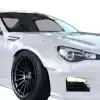 VSaero FRP TKYO v1 Wide Body Fenders (front) 4pc 45mm for Subaru BRZ ZN6 2013-2020 - Image 4