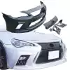 VSaero FRP AG LF-S Front Bumper w Grille 5pc for Toyota 86 2017-2020 - Image 12