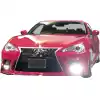 VSaero FRP AG LF-S Front Bumper w Grille 5pc for Toyota 86 2017-2020 - Image 2