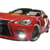 VSaero FRP AG LF-S Front Bumper w Grille 5pc for Toyota 86 2017-2020 - Image 4