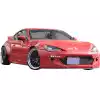 VSaero FRP TKYO v2 Wide Body Fender Flares (front) 4pc 45mm for Toyota 86 2017-2020 - Image 2