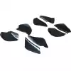 VSaero FRP TKYO v3 Wide Body Canards 8pc for Toyota 86 2017-2020 - Image 8