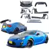 VSaero FRP VAR Wide Body Kit for Scion FR-S ZN6 2013-2016 - Image 5