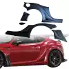 VSaero FRP VAR Wide Body Fenders (rear) 5pc 65mm for Subaru BRZ ZN6 2013-2020 - Image 1