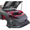 VSaero FRP VAR Wide Body Front Bumper for Toyota 86 2017-2020 - Image 6