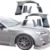 VSaero FRP VAR Wide Body Fenders (front) 8pc 50mm for Toyota 86 2017-2020 - Image 20