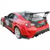 VSaero FRP VAR Wide Body Rear Bumper 2pc for Toyota 86 2017-2020 - Image 3