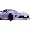 VSaero FRP AG T2 Wide Body Front Lip for Scion FR-S ZN6 2013-2016 - Image 2